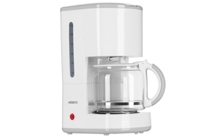 ARDESTO Coffe maker drip White stripes FCM-D17WG, 1.5L, ground, white-grey