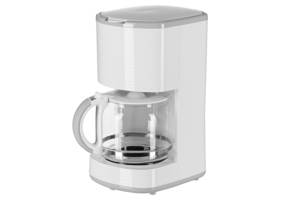 ARDESTO Coffe maker drip White stripes FCM-D17WG, 1.5L, ground, white-grey