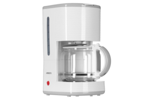 ARDESTO Coffe maker drip White stripes FCM-D17WG, 1.5L, ground, white-grey