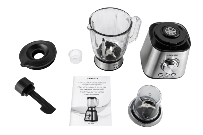 ARDESTO Blender stationary SBG-1510B, 1000W, bowl-1500ml, silver-black