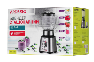 ARDESTO Blender stationary SBG-1510B, 1000W, bowl-1500ml, silver-black