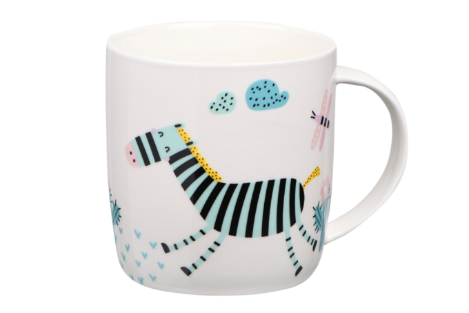 ARDESTO Mug Zebra, 350 ml, porcelain