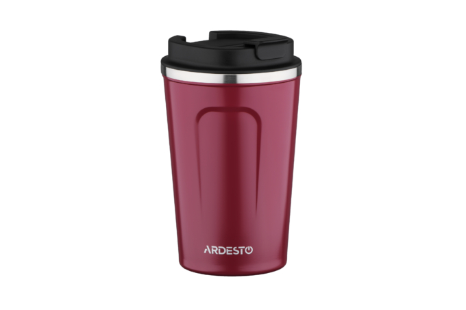 ARDESTO Travel mug Urban 380 ml, red, s/s