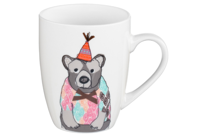 ARDESTO Mug Bear, 330 ml, porcelain