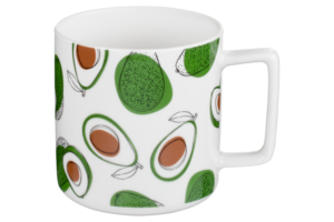 ARDESTO Mug Avocado, 340 ml, porcelain