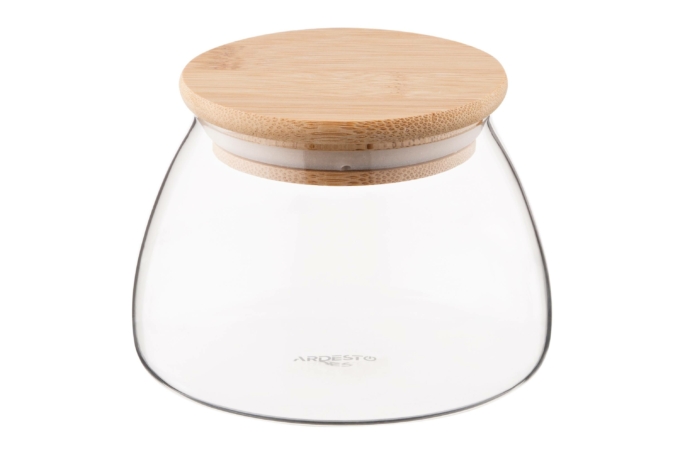 ARDESTO Jar Fresh Classic 500 ml, glass, bamboo