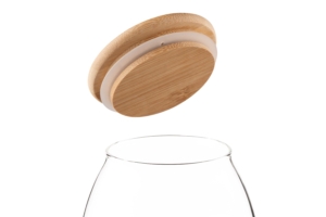 ARDESTO Jar Fresh Classic 500 ml, glass, bamboo