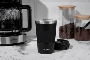 ARDESTO Travel mug Urban 380 ml, black, s/s