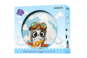 ARDESTO Набор детской посуды Panda pilot, 3 предмета, фарфор