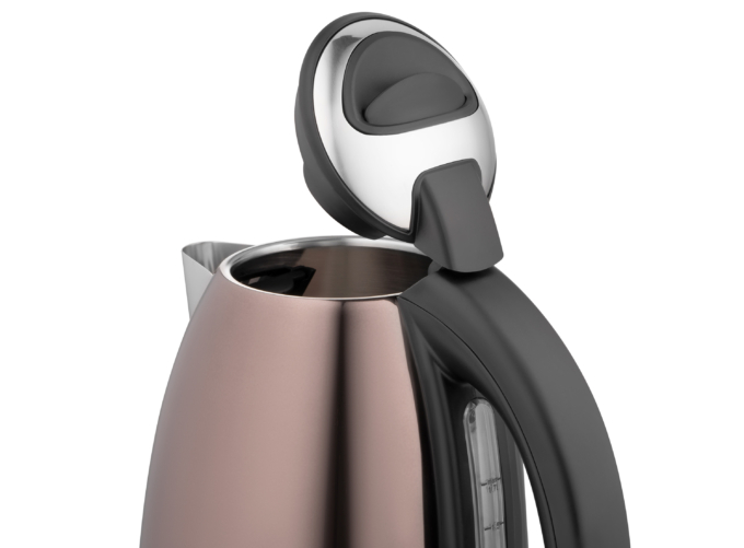 ARDESTO Electric kettle EKL-F340BRZ, 1.7L, metal, gloss, STRIX, bronze