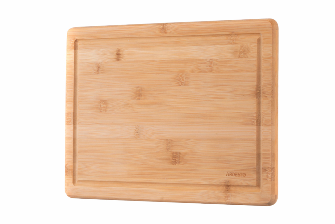 ARDESTO Cutting board Midori with groove, 35.5*25*1.5 cm, bamboo