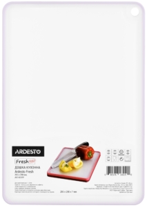 ARDESTO Chopping board Fresh,205х290х7 , lilac, plastic