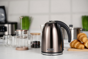 ARDESTO Electric kettle EKL-F340BRZ, 1.7L, metal, gloss, STRIX, bronze