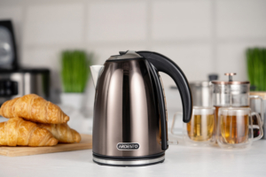 ARDESTO Electric kettle EKL-F340BRZ, 1.7L, metal, gloss, STRIX, bronze