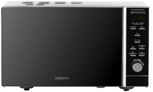 ARDESTO Microwave oven, 23L, electronic control, 900W, grill, display, button opening, black