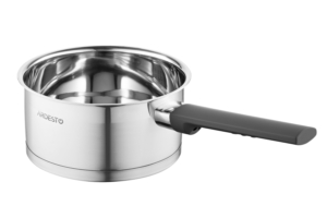 ARDESTO Saucepan Gemini, glass lid, 1.5 l, stainless steel