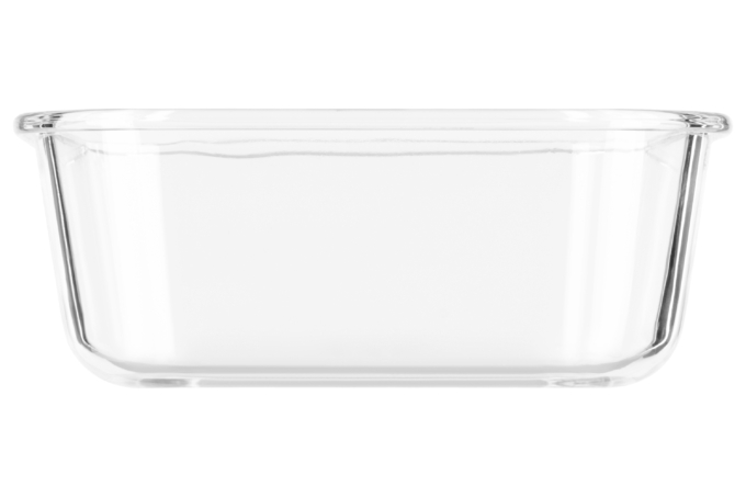 ARDESTO Container for storage Gemini 1200 ml, square, borosilicate glass