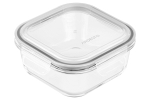 ARDESTO Container for storage Gemini 800 ml, square, borosilicate glass