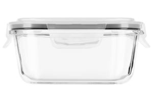 ARDESTO Container for storage Gemini 800 ml, square, borosilicate glass