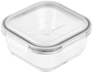 ARDESTO Container for storage Gemini 800 ml, square, borosilicate glass