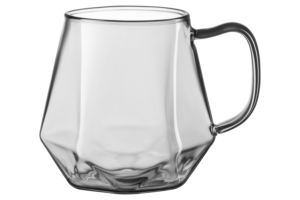 ARDESTO Set of cups Graphite, borosilicate glass, 300 ml, 2 pcs