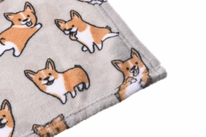 ARDESTO Плед Flannel, 160х200см, корги, 100% полиэстер