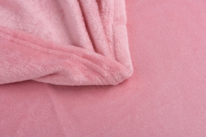 ARDESTO Flannel blanket, 160x200cm, pink, 100% polyester