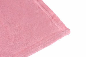 ARDESTO Flannel blanket, 160x200cm, pink, 100% polyester