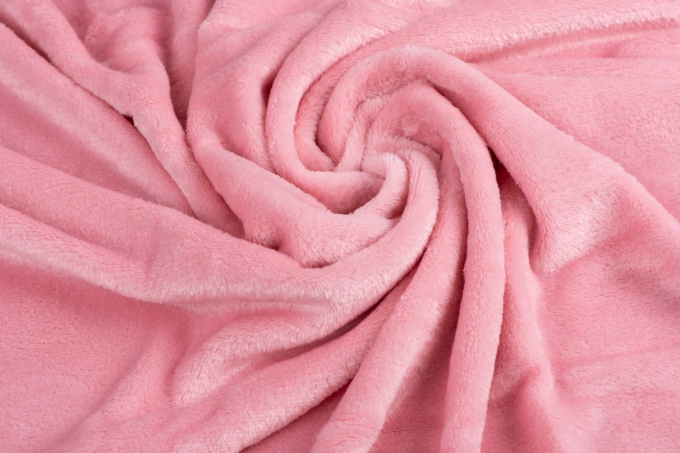 ARDESTO Flannel blanket, 160x200cm, pink, 100% polyester