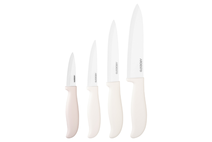 ARDESTO Ceramic Paring Knife Fresh 18.5 cm, white, ceramics/plastic