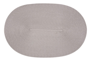 ARDESTO Serving mat oval 30*45 cm, Grey