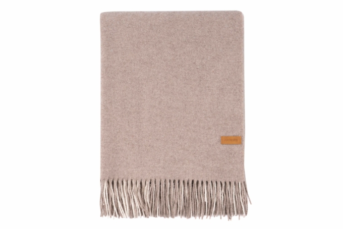 ARDESTO Blanket Leonardo Moon, 140x200cm, 5% cashemere, 40% wool, 35% acrylic, 20% poly, beige