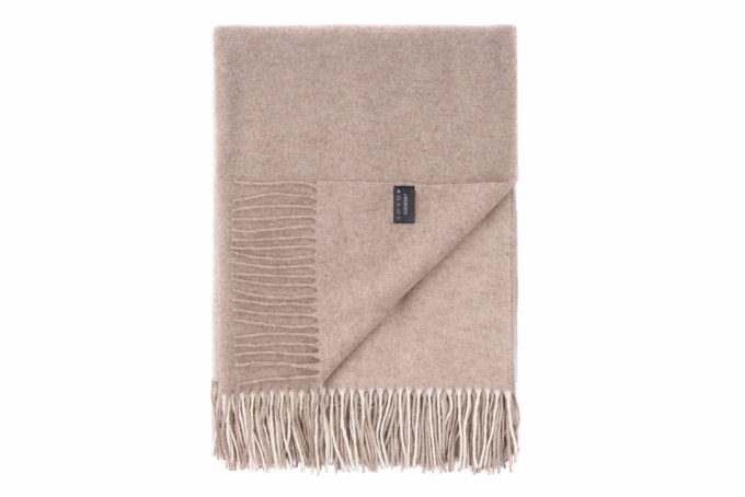 ARDESTO Blanket Leonardo Moon, 140x200cm, 5% cashemere, 40% wool, 35% acrylic, 20% poly, beige