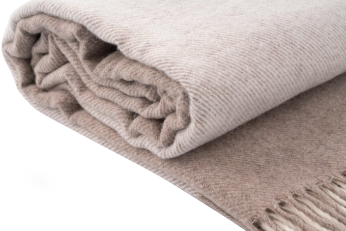 ARDESTO Blanket Leonardo Moon, 140x200cm, 5% cashemere, 40% wool, 35% acrylic, 20% poly, beige