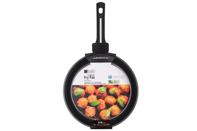 ARDESTO Fry pan Black Mars Sarin 28 cm, black, aluminium