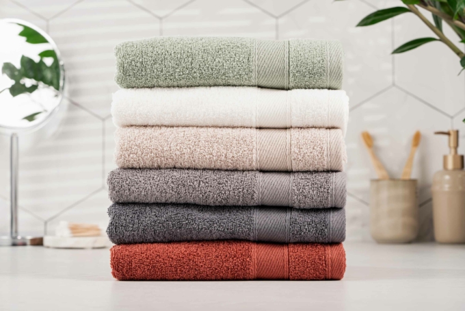 ARDESTO Terry towel SuperSoft, beige, 70x140cm, 100% cotton