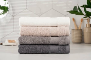 ARDESTO Terry towel SuperSoft, grey, 70x140cm, 100% cotton