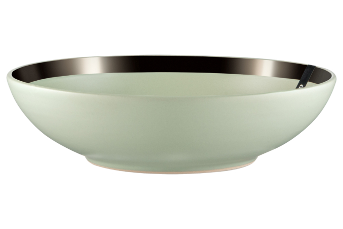 ARDESTO Soup plate Liguria, 20 cm, Green bay, ceramics