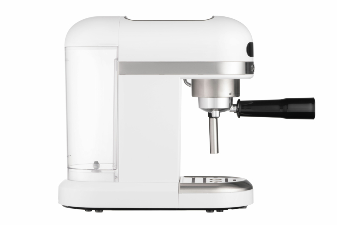 ARDESTO coffe maker carob YCM-E1500, 1.4L, ground, hand capuchino maker, cup warmer, white