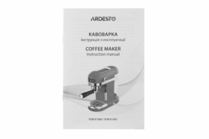 ARDESTO coffe maker carob YCM-E1500, 1.4L, ground, hand capuchino maker, cup warmer, white