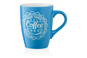 ARDESTO Mug With love 330 ml , blue, ceramics