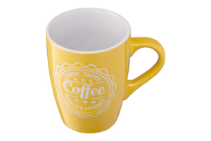 ARDESTO Mug With love 330 ml, yellow, ceramics