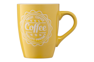 ARDESTO Mug With love 330 ml, yellow, ceramics