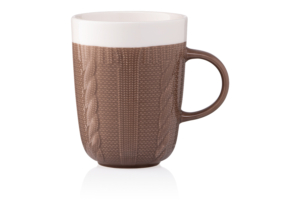 ARDESTO Mug Кnitti, 330 ml, beige, new bone china