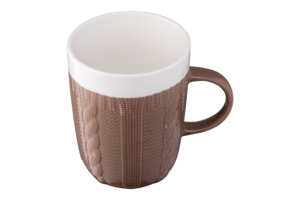 ARDESTO Mug Кnitti, 330 ml, beige, new bone china