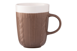 ARDESTO Mug Кnitti, 330 ml, beige, new bone china