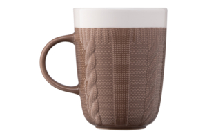 ARDESTO Mug Кnitti, 330 ml, beige, new bone china