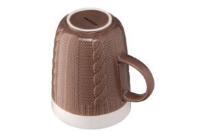 ARDESTO Mug Кnitti, 330 ml, beige, new bone china