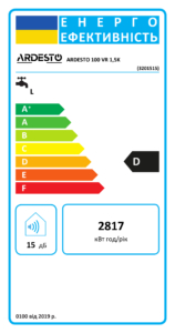 ARDESTO Водонагрівач електр. NEU NTS 100 VR 1.5K круглий, 100л, 1,5кВт, мех. кер-ння, D, Італія, білий