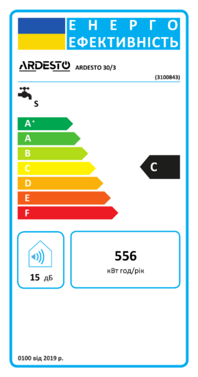 ARDESTO Водонагрівач електричний EWH-30OMWMI 30 л, 1500 Вт (30/3)